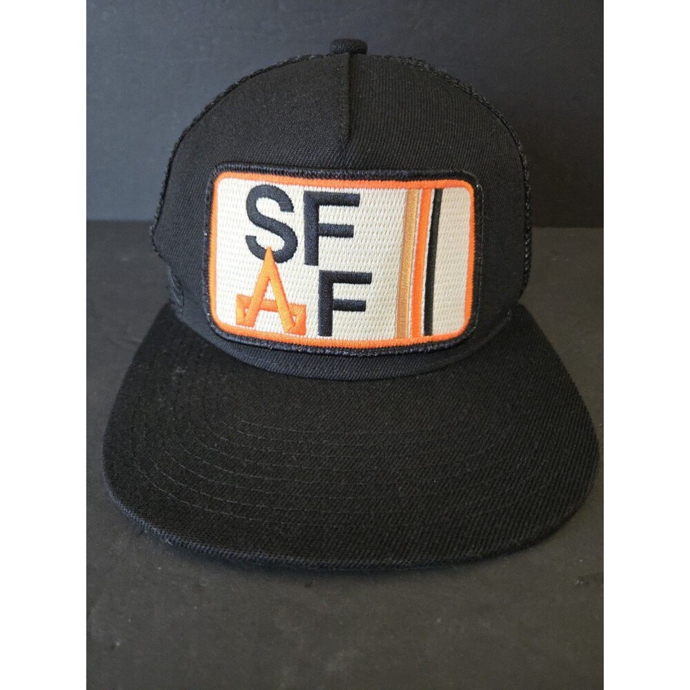 SFAF Forty Niners Version Patch Snap Back One Size Black Trucker  '47